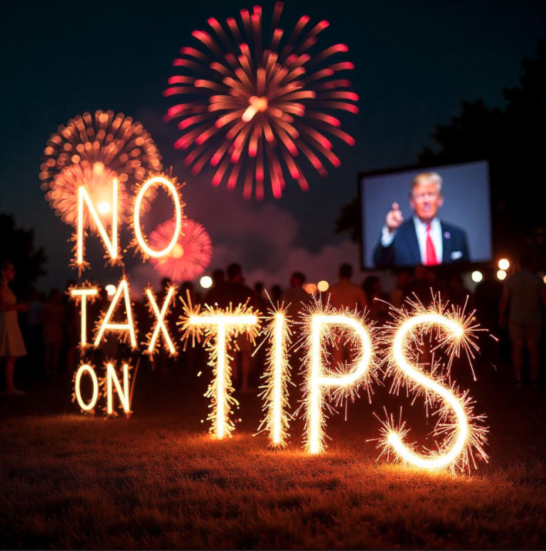 NO TAX ON TIPS